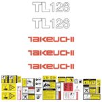 Takeuchi TL126 Decal Kit