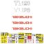 Takeuchi TL126 Decal Kit