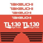 Takeuchi TL130 Decal Kit