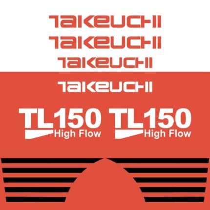 Takeuchi TL150 Decal Kit