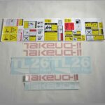 Takeuchi TL26 Decal Kit