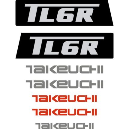 Takeuchi TL6R Decal Kit