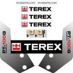 Terex PT100G Forestry Decal Kit