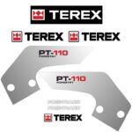 Terex PT110 Forestry Decal Kit