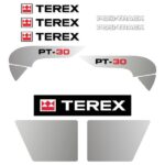 Terex PT30 EARLY MODEL TO 2008 Decal Kit