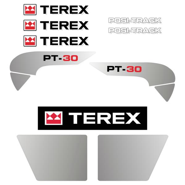 Terex PT30 EARLY MODEL TO 2008 Decal Kit