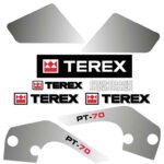 Terex PT70 Decal Kit