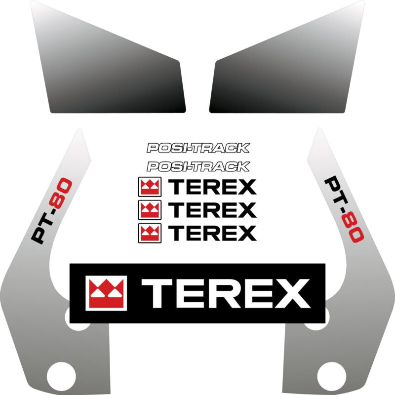 Terex PT80 Decal Kit