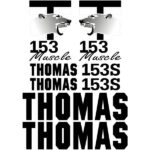 Thomas T153 S Decal Kit