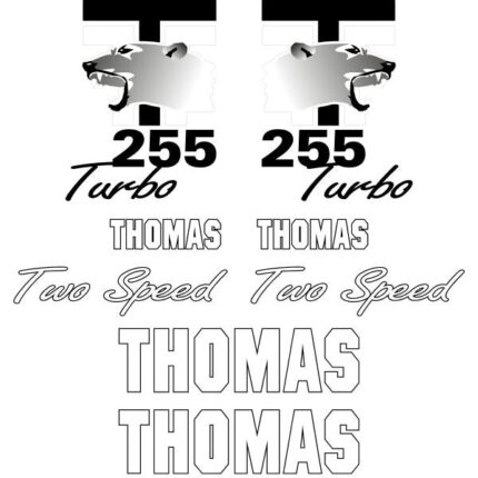 Thomas T255 Decal Kit