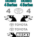 Toyota Huski 4SDK4 Decal Kit
