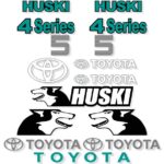 Toyota Huski 4SDK5 Decal Kit