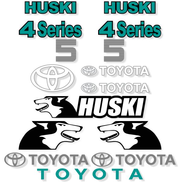 Toyota Huski 4SDK5 Decal Kit Toyota Huski 4SDK5 Decal Kit