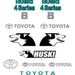 Toyota Huski 4SDK8 Decal Kit