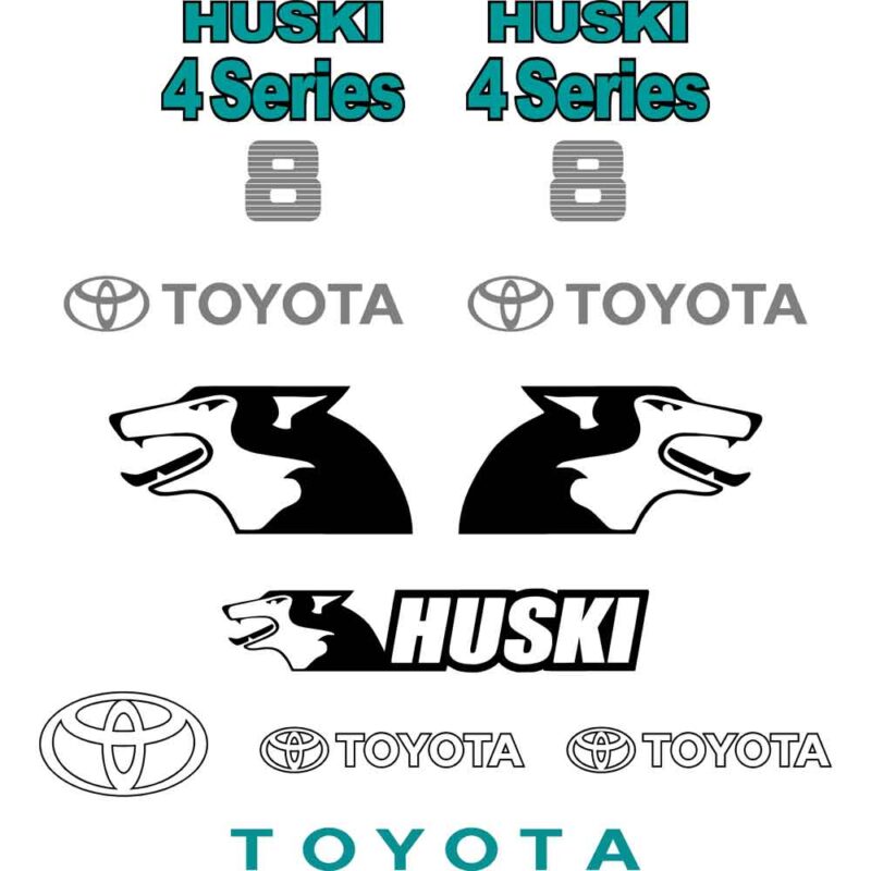 Toyota Huski 4SDK8 Decal Kit