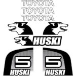 Toyota Huski 5SDK5 Decal Kit