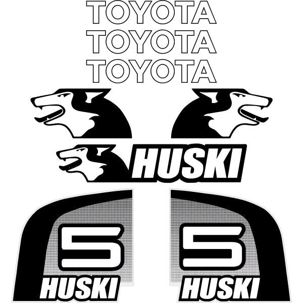 Toyota Huski 5SDK5 Decal Kit Toyota Huski 5SDK5 Decal Kit