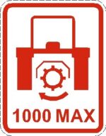 Tractor PTO 1000RPM Max Warning Decal