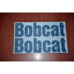 Two Bobcat Word Decals