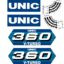 Unic 360V Turbo Decal Kit