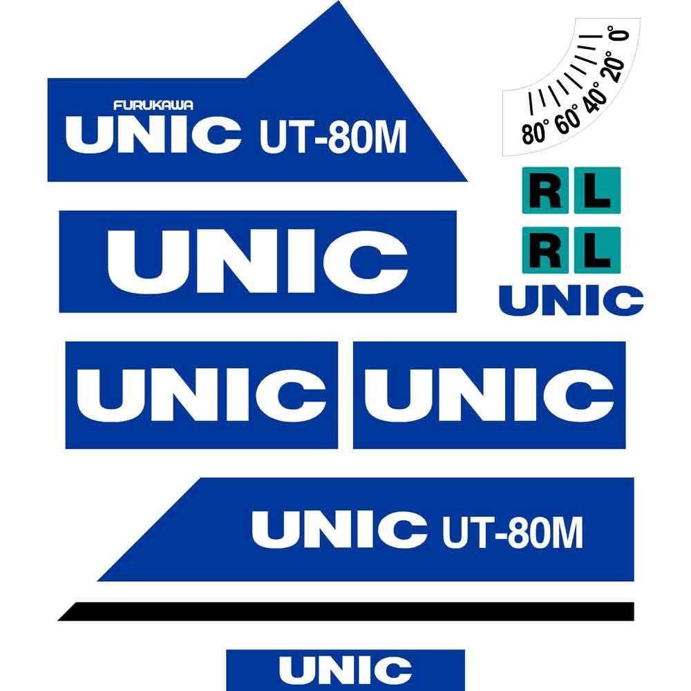 Unic UT-80M Decal Kit Unic UT-80M Decal Kit