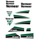 Vermeer BC1500 Decals