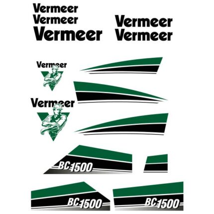 Vermeer BC1500 Decals