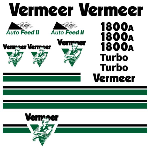 Vermeer BC1800A Decals Vermeer BC1800A Decals