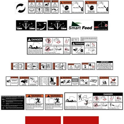 Vermeer Safety Decals