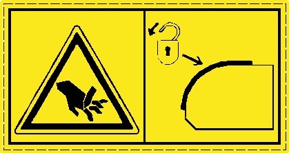 Vertidrain Guard Lock Decal Vertidrain Guard Lock Decal