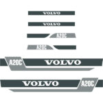 Volvo A20C Decal Kit