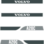 Volvo A20C Decal Kit