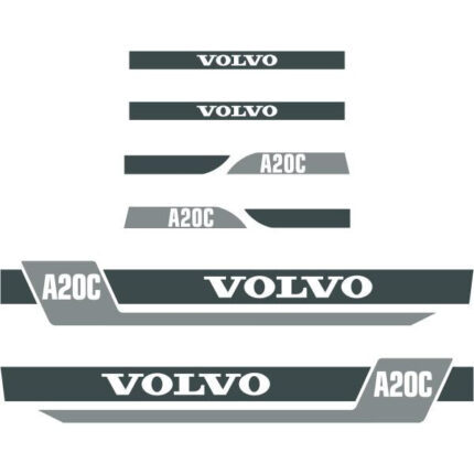Volvo A20C Decal Kit