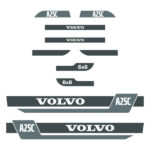 Volvo A25C Decal Kit