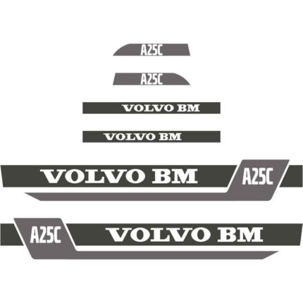 Volvo A25C Decal Kit