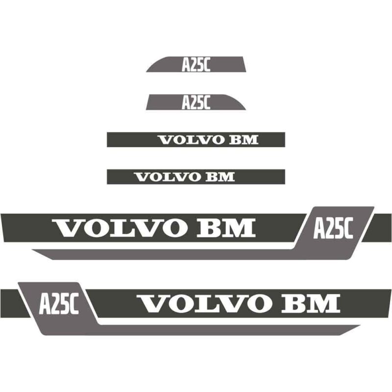 Volvo A25C Decal Kit
