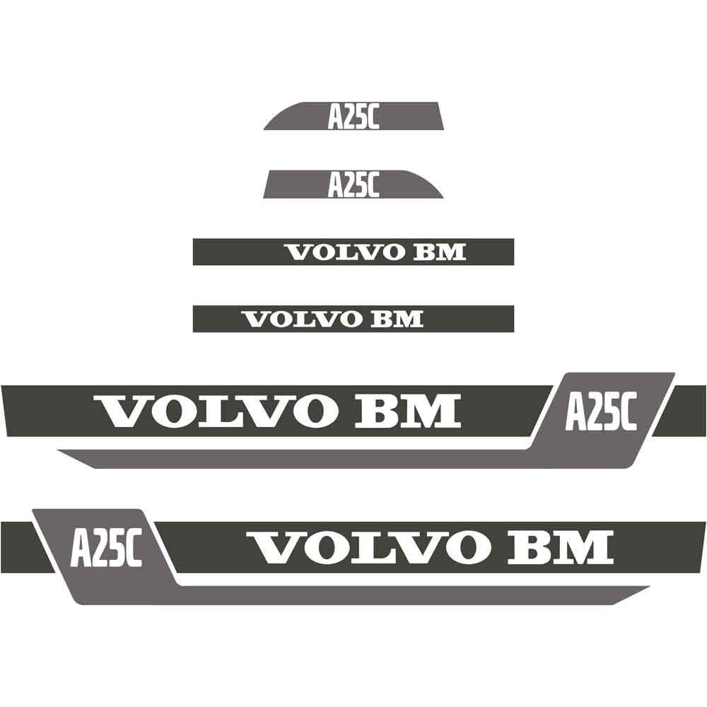 Volvo A25C Decal Kit Volvo A25C Decal Kit