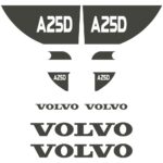 Volvo A25D Decal Kit