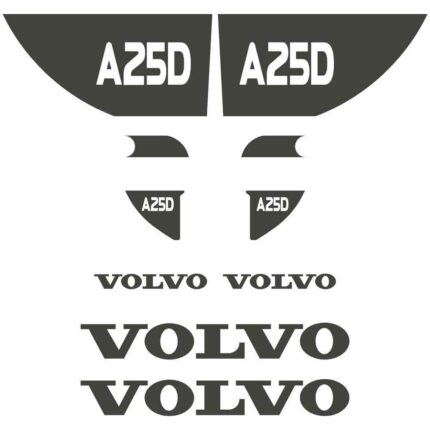 Volvo A25D Decal Kit