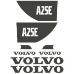 Volvo A25E Decal Kit