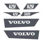 Volvo A25F Decal Kit