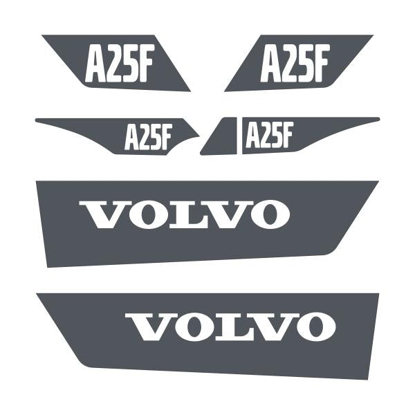 Volvo A25F Decal Kit Volvo A25F Decal Kit