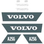 Volvo A25G Decal Kit