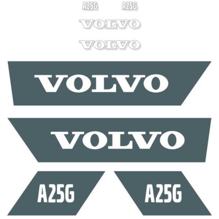 Volvo A25G Decal Kit