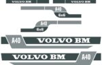 Volvo A40 BM Decal Kit