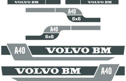 Volvo A40 BM Decal Kit