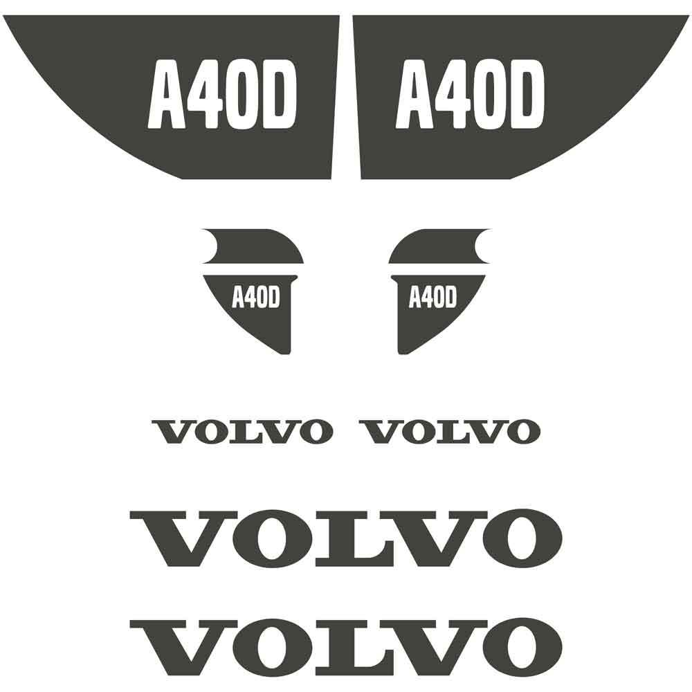 Volvo A40D Decal Kit Volvo A40D Decal Kit