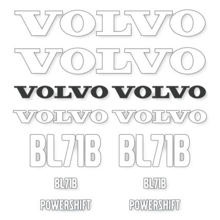 Volvo BL71B Decal Kit