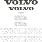 Volvo EC210B LC Decal Kit