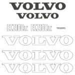 Volvo EC210C LC Decal Kit